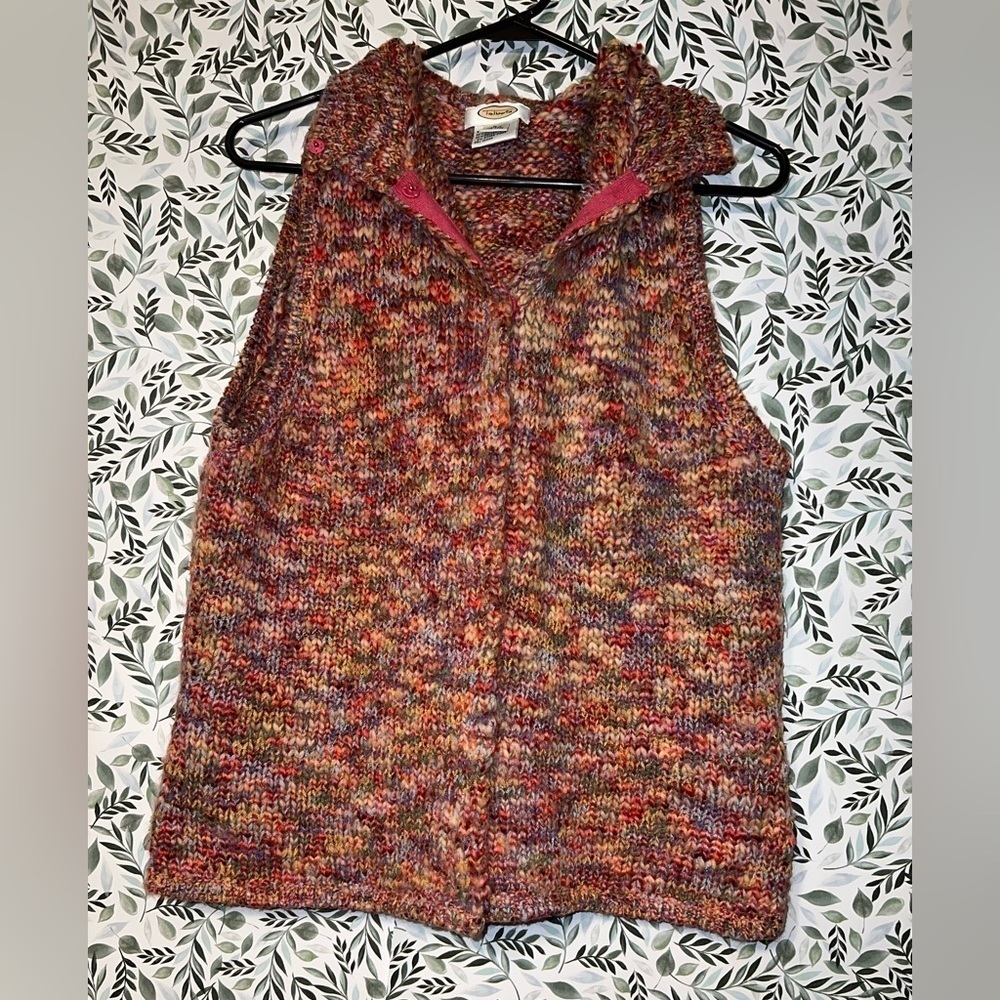 Multicolor Knit Women's Vest